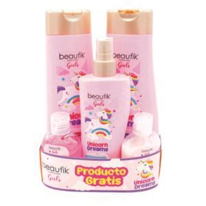 Pack Gratis Spray Desenredante + Gel Antibacterial + Crema Corporal Unicorn Dreams