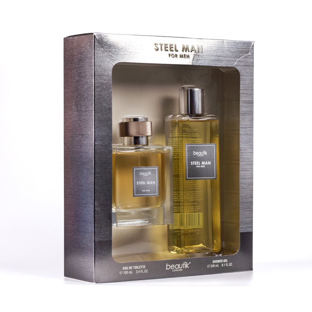 Set Steel Man Perfume + Gel De Ducha - Image 2