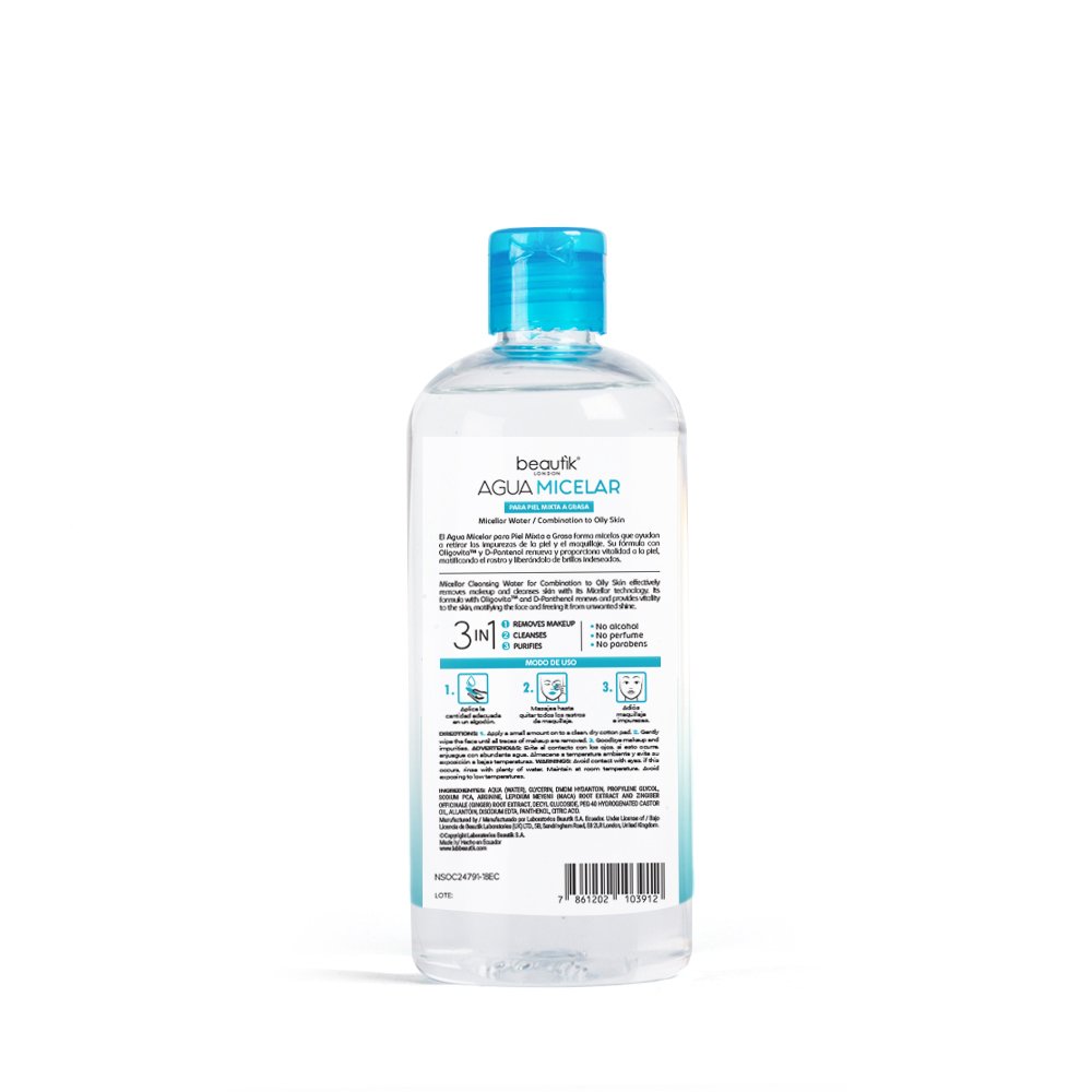 Agua Micelar Para Piel Mixta A Grasa 385 Ml - Image 2