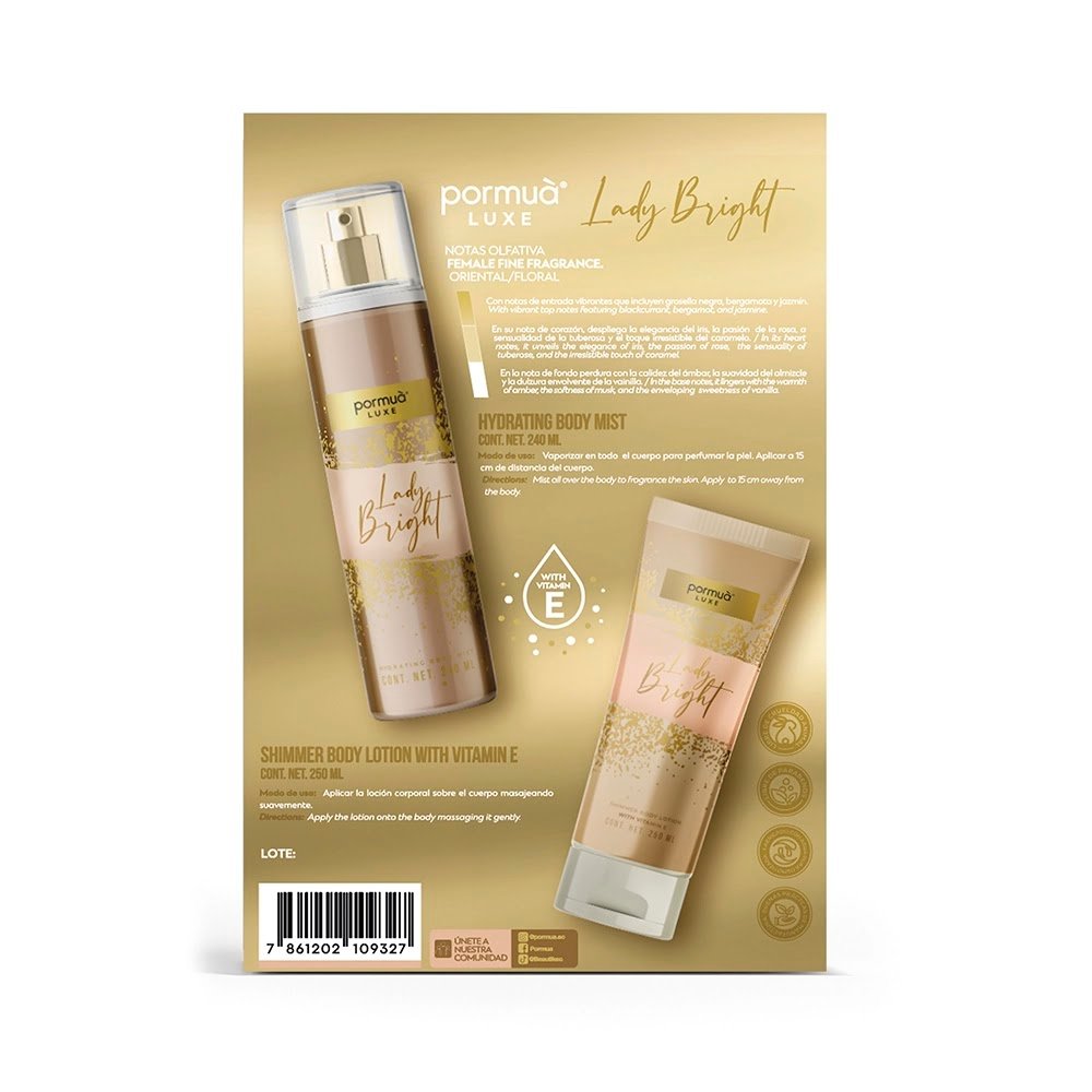 Set Lady Bright 2 Piezas Splash Hidrante 240 Ml - Image 2