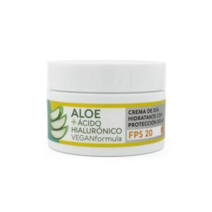 Crema Día Con Factor De Protección Solar 20 Alóe + Ácido Hialurónico 55 Ml